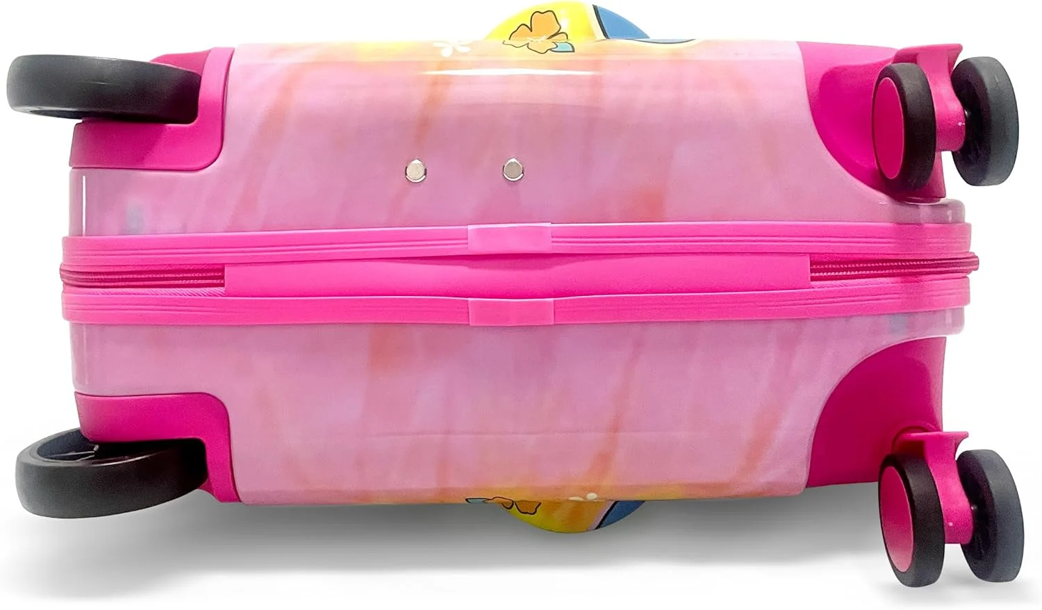 چمدان چرخ‌دار کودکانه فست فوروارد، چمدان کابین سایز 18 اینچی با چرخ، چمدان ترولی سبک و بامزه کودکانه، چند رنگ، طرح استیچ