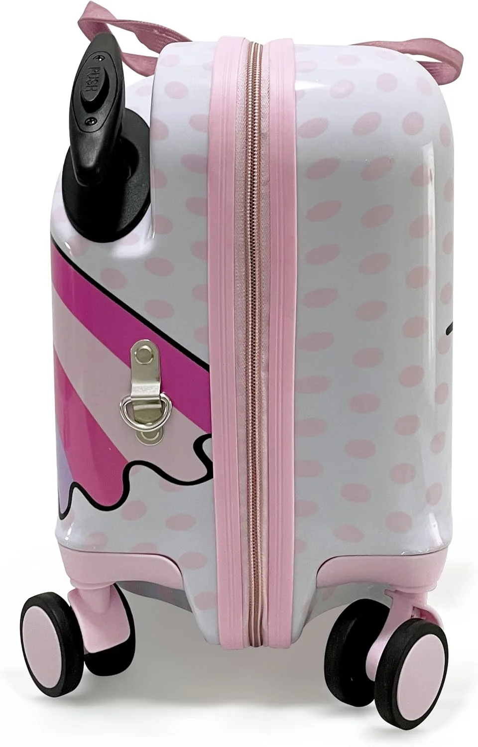 چمدان چرخ‌دار کودکانه هاردساید فست فوروارد، سایز 18 اینچ، چمدان مسافرتی سبک و زیبا، چند رنگ، طرح هلو کیتی