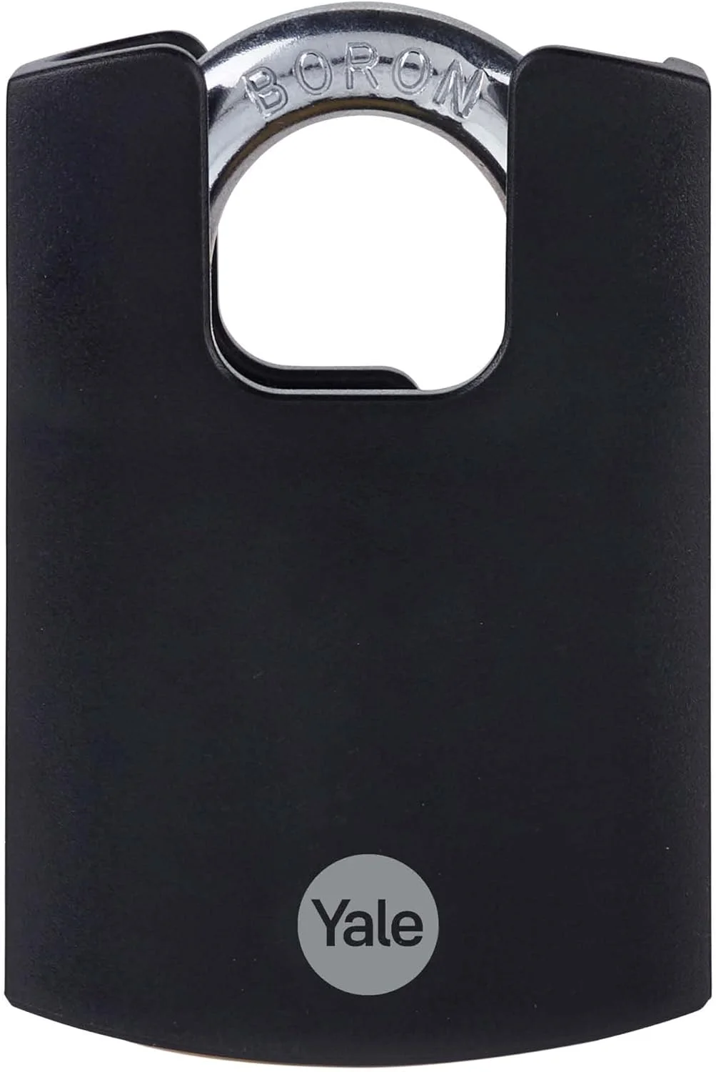 قفل آویز برنجی 50 میلی متری امنیتی بالا Yale - Y121B/50/132/1 - حلقه بور بسته - 3 کلید