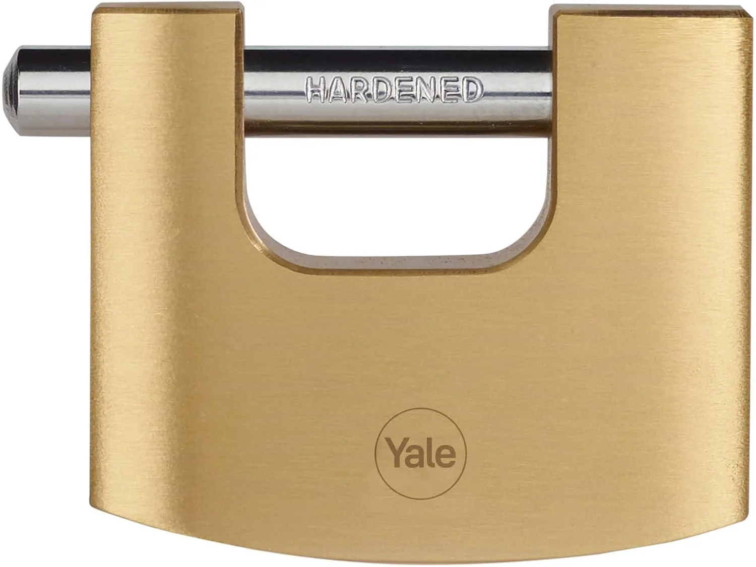 قفل برنجی ایمنی بالا 70 میلی متری کرکره ای Yale - Y114B/70/113/1 - دارای میله فولادی سخت شده - 3 کلید
