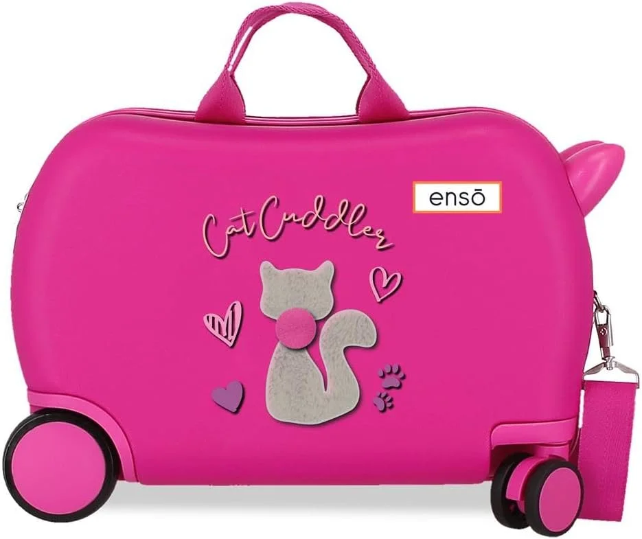 چمدان کابین بچه گانه طرح گربه مهربان صورتی Enso، صورتی، 31 سانتی متر x 45 سانتی متر x 20 سانتی متر، چمدان کودکانه Enso چمدان کابین بچه گانه طرح گربه مهربان صورتی Enso، صورتی، 31 سانتی متر x 45 سانتی متر x 20 سانتی متر، چمدان کودکانه Enso
