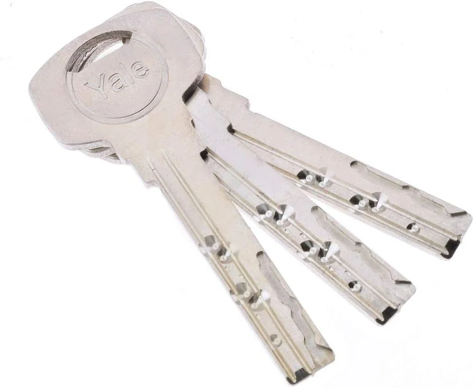 قفل سیلندر یورویی Yale P-ET3535-SNP - با شستی - 35/35 (80mm) / 35:10:35 - روکش نیکل - امنیت استاندارد قفل سیلندر یورویی Yale P-ET3535-SNP - با شستی - 35/35 (80mm) / 35:10:35 - روکش نیکل - امنیت استاندارد