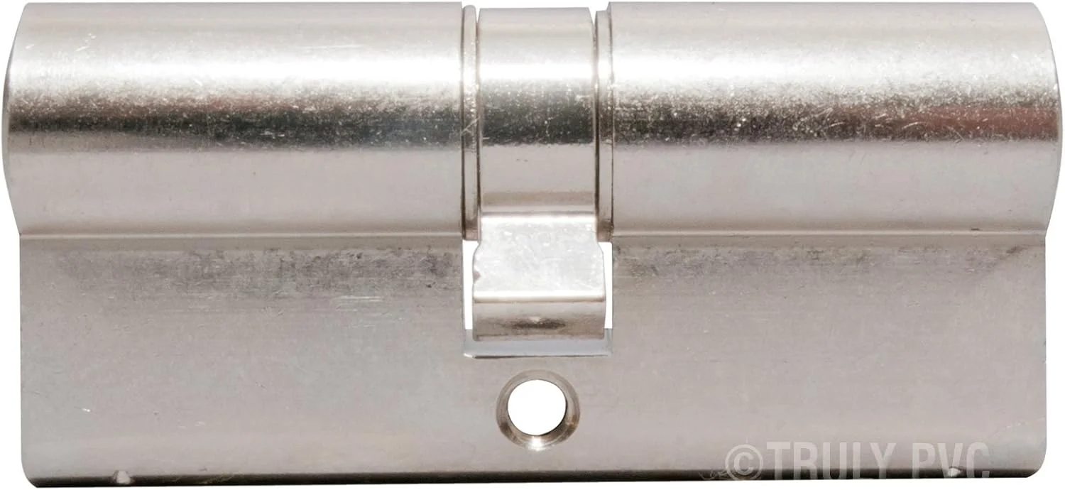 سیلندر قفل یورو یک ستاره Yale KM3030-NP دارای نشان Kitemark، همراه با 3 کلید، امنیت بالا، بسته‌بندی شده، مناسب برای انواع درب، روکش نیکل، 30:10:30 (70 میلی‌متر)