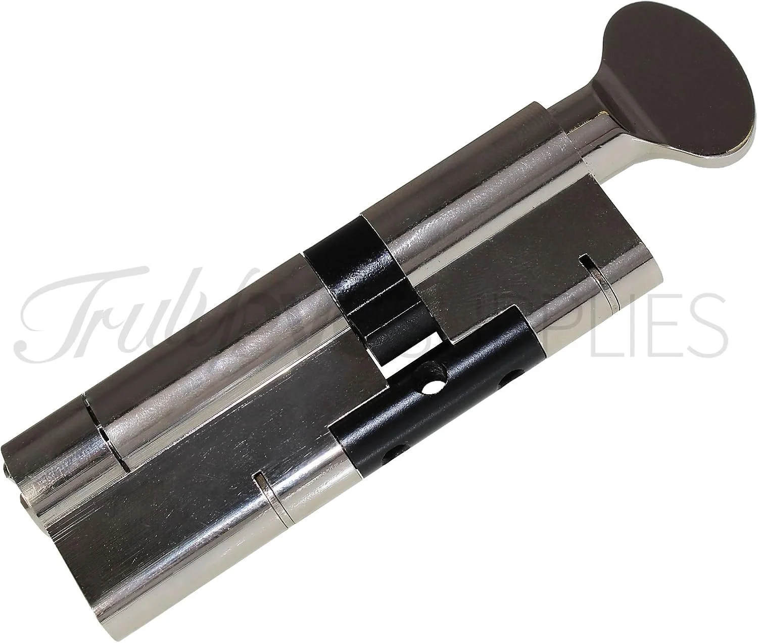 سیلندر قفل یورو Yale 40/40T نیکل Superior با پیچ انگشتی، همراه با 3 کلید / ضد ضربه / ضد دستکاری / ضد سوراخکاری / ضد کشش، امنیت بالا برای درب های کامپوزیت uPVC