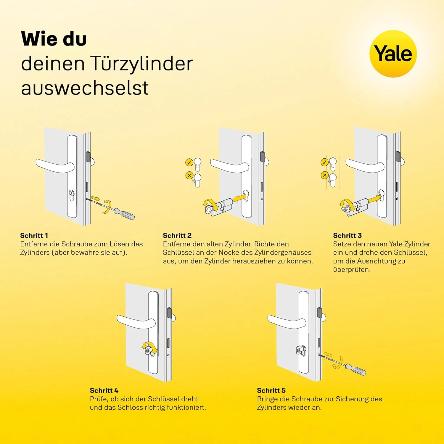 سیلندر قفل جداشدنی Yale 10-2172-3040-00-2201 YC2100 DB 30X40 NI، سایز 30 در 40 میلیمتر، 10 پین - مناسب درب بیرونی و داخلی، درب ورودی - YC2100 - دارای 5 کلید برگشتپذیر، روکش نیکل سیلندر قفل جداشدنی Yale 10-2172-3040-00-2201 YC2100 DB 30X40 NI، سایز 30 در 40 میلیمتر، 10 پین - مناسب درب بیرونی و داخلی، درب ورودی - YC2100 - دارای 5 کلید برگشتپذیر، روکش نیکل