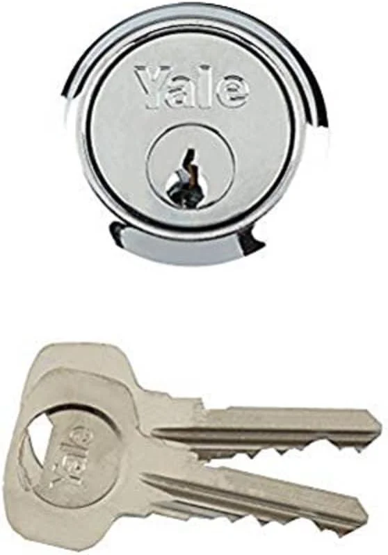 سیلندر ریم جایگزین Yale P-X54KP-CH، مناسب برای درب های 38-57 میلی متری، امنیت بالا، 4 کلید ارائه شده، روکش کروم، بسته بندی شده