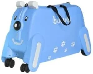 چمدان چرخدار کودکانه طرح سگ، سایز 19 اینچ، مناسب مسافرت (آبی روشن) چمدان چرخدار کودکانه طرح سگ، سایز 19 اینچ، مناسب مسافرت (آبی روشن)