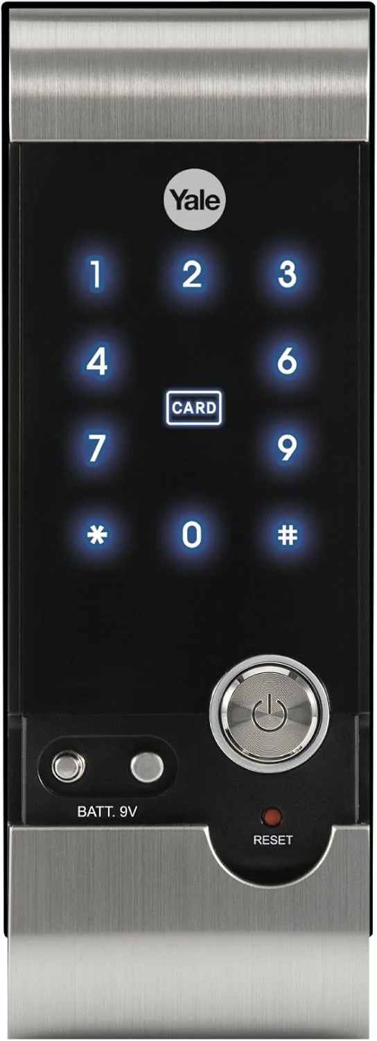قفل دیجیتال درب ییل، Rfid، صفحه کلید مشکی، Ydr3110