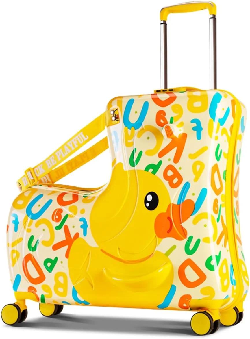 چمدان کودک B.Duck مدل 20 اینچ طرح اردک