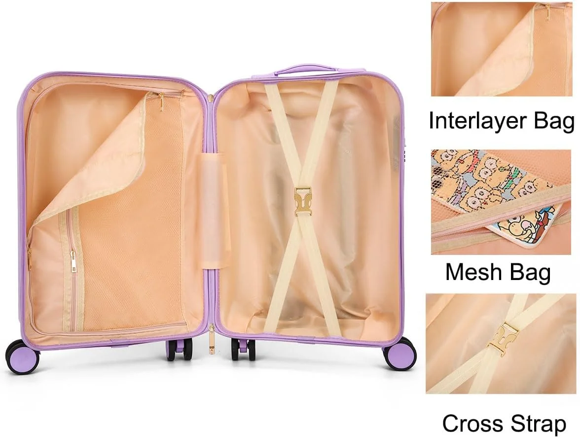 چمدان چرخدار کودکانه با طرح کارتونی سه بعدی جذاب، چمدان مسافرتی سبک وزن 20 اینچی، کیف مدرسه چرخدار پسرانه دخترانه با چرخ های گردان برای دانش آموزان، چمدان کوچک (G) چمدان چرخدار کودکانه با طرح کارتونی سه بعدی جذاب، چمدان مسافرتی سبک وزن 20 اینچی، کیف مدرسه چرخدار پسرانه دخترانه با چرخ های گردان برای دانش آموزان، چمدان کوچک (G)