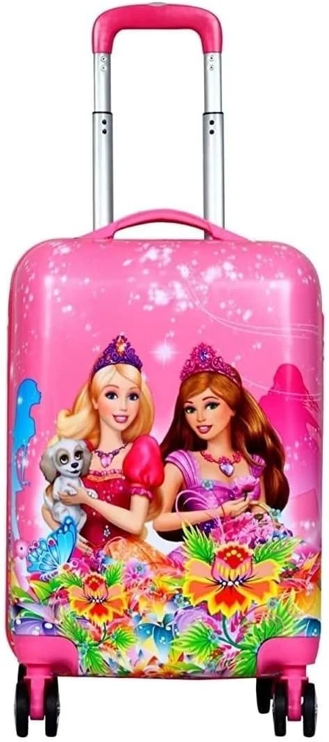 ست چمدان چرخدار 16 اینچی و کوله پشتی 13 اینچی کودکانه D's PARADISE با طرح کارتونی زیبا، مناسب سفر برای دختران و پسران