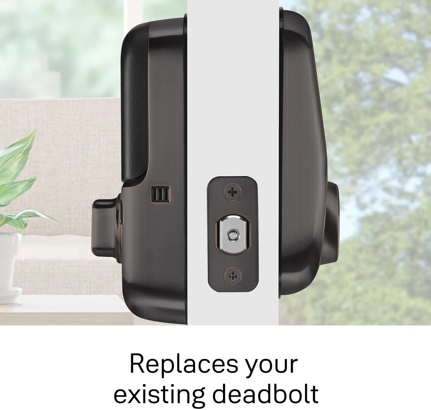 قفل Yale Assure - قفل درب صفحه کلید لمسی برنزی