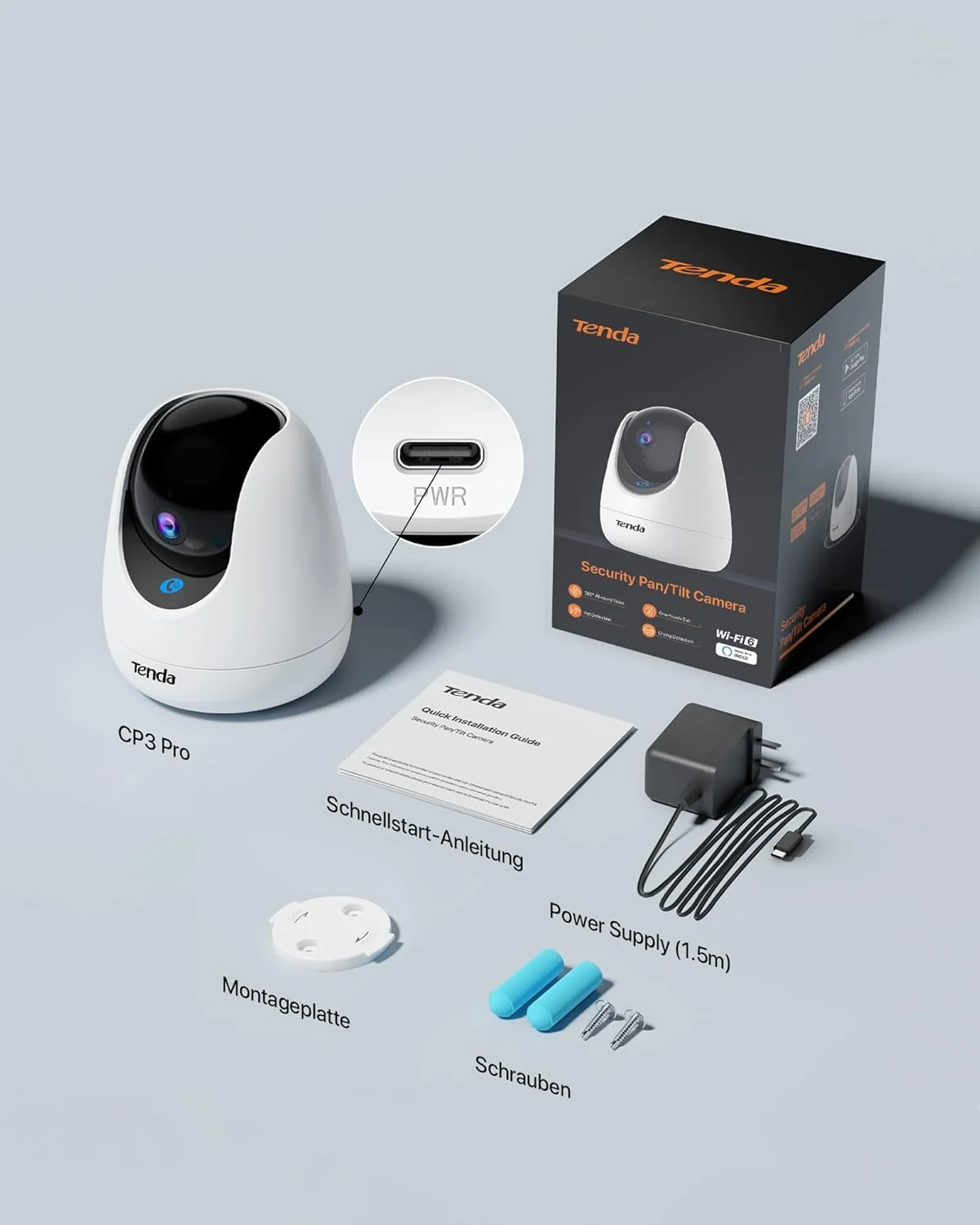 دوربین امنیتی داخلی 2K تندا، دوربین وای فای 6 برای حیوانات خانگی و نوزاد، تماس با یک لمس، تشخیص گریه انسان/حیوان خانگی/نوزاد، دید در شب، دوربین وای فای پلاگین برای داخل خانه (CP3 Pro) دوربین امنیتی داخلی 2K تندا، دوربین وای فای 6 برای حیوانات خانگی و نوزاد، تماس با یک لمس، تشخیص گریه انسان/حیوان خانگی/نوزاد، دید در شب، دوربین وای فای پلاگین برای داخل خانه (CP3 Pro)