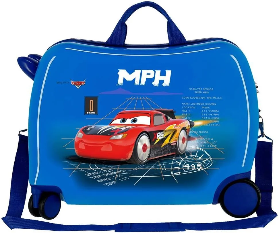 چمدان چرخ دار بچه گانه دیزنی کارز مدل Rocket Racing آبی رنگ، ابعاد 50x38x20 سانتی متر، جنس ABS سخت، قفل ترکیبی، 34 لیتر، وزن 2.1 کیلوگرم، 4 چرخ، مناسب برای حمل دستی چمدان چرخ دار بچه گانه دیزنی کارز مدل Rocket Racing آبی رنگ، ابعاد 50x38x20 سانتی متر، جنس ABS سخت، قفل ترکیبی، 34 لیتر، وزن 2.1 کیلوگرم، 4 چرخ، مناسب برای حمل دستی