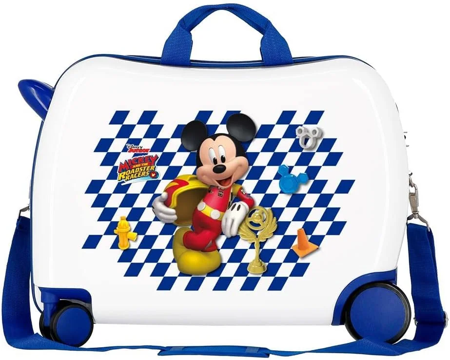 چمدان چرخدار کوچک میکی موس با حالت خوب، چمدان غلتکی، چمدان چند جهته