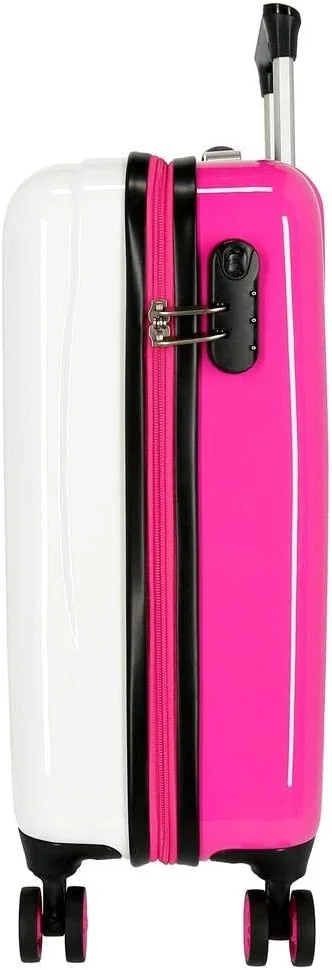 چمدان کابین جادویی دیزنی مینی، صورتی 38 x 55 x 20 سانتی متر، ABS سخت قفل ترکیبی جانبی 33 لیتر، 2.8 کیلوگرم، 4 چرخ دوبل چمدان دستی