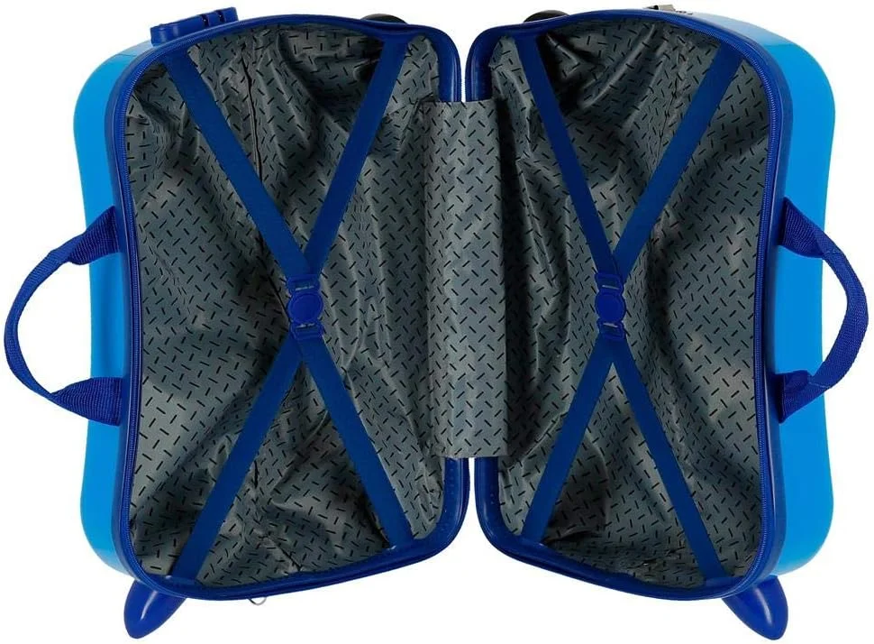 چمدان چرخ دار بچه گانه دیزنی کارز مدل Rocket Racing آبی رنگ، ابعاد 50x38x20 سانتی متر، جنس ABS سخت، قفل ترکیبی، 34 لیتر، وزن 2.1 کیلوگرم، 4 چرخ، مناسب برای حمل دستی چمدان چرخ دار بچه گانه دیزنی کارز مدل Rocket Racing آبی رنگ، ابعاد 50x38x20 سانتی متر، جنس ABS سخت، قفل ترکیبی، 34 لیتر، وزن 2.1 کیلوگرم، 4 چرخ، مناسب برای حمل دستی