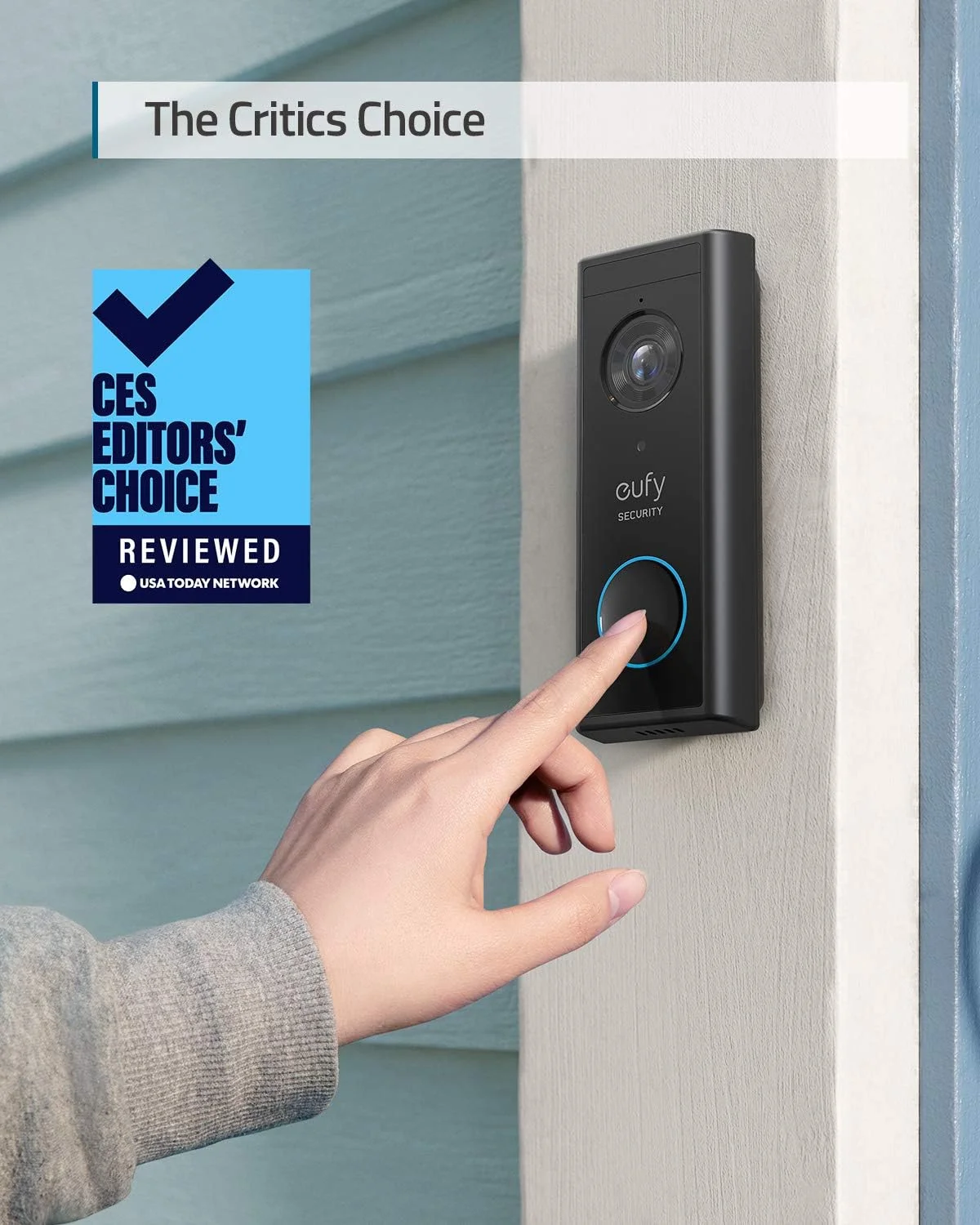 دوربین زنگ درب بیسیم اضافی Eufy Security S220 با وضوح 2K، نصب آسان، امنیت پیشرفته خانه، مقرون به صرفه، سازگار با HomeBase 1، 2، 3، E دوربین زنگ درب بیسیم اضافی Eufy Security S220 با وضوح 2K، نصب آسان، امنیت پیشرفته خانه، مقرون به صرفه، سازگار با HomeBase 1، 2، 3، E