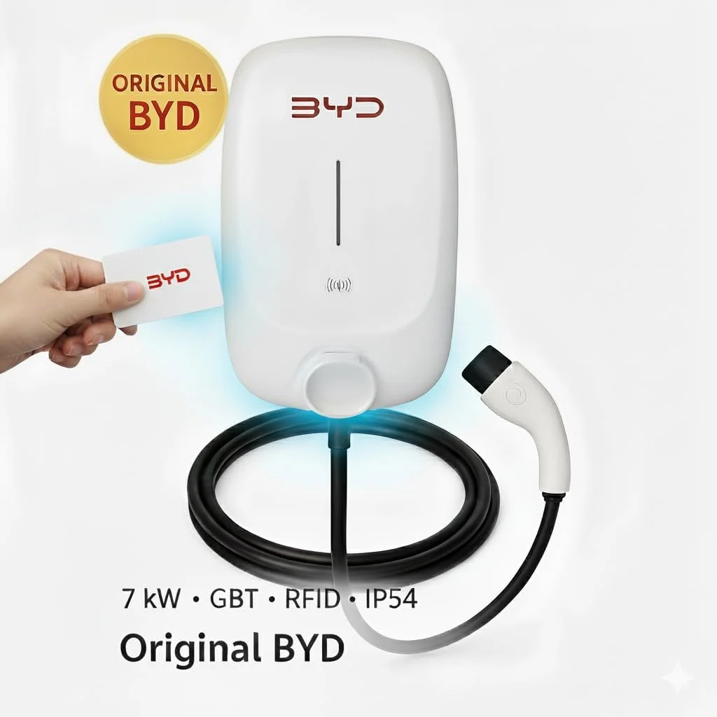 شارژر اصلی BYD EV | GBT، 7 کیلووات، 32 آمپر | نصب دیواری | کنترل دسترسی RFID | مقاوم در برابر آب و هوا | برای BYD، Leopard، Han، Atto، Seal، ID.4، Changan، Rox، MG، ROX، Xiaomi، Chery، Geely و سایر خودروهای برقی GBT چین شارژر اصلی BYD EV | GBT، 7 کیلووات، 32 آمپر | نصب دیواری | کنترل دسترسی RFID | مقاوم در برابر آب و هوا | برای BYD، Leopard، Han، Atto، Seal، ID.4، Changan، Rox، MG، ROX، Xiaomi، Chery، Geely و سایر خودروهای برقی GBT چین