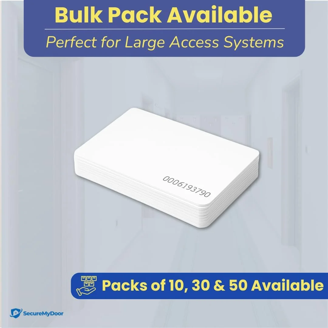 کارت RFID سفید SecureMyDoor بسته 20 عددی - توکن - تگ - فرکانس 125 کیلوهرتز - ایده آل برای صفحه کلید دیجیتال | کارتخوان مجاورتی | سیستم کنترل دسترسی درب ورودی کارت RFID سفید SecureMyDoor بسته 20 عددی - توکن - تگ - فرکانس 125 کیلوهرتز - ایده آل برای صفحه کلید دیجیتال | کارتخوان مجاورتی | سیستم کنترل دسترسی درب ورودی