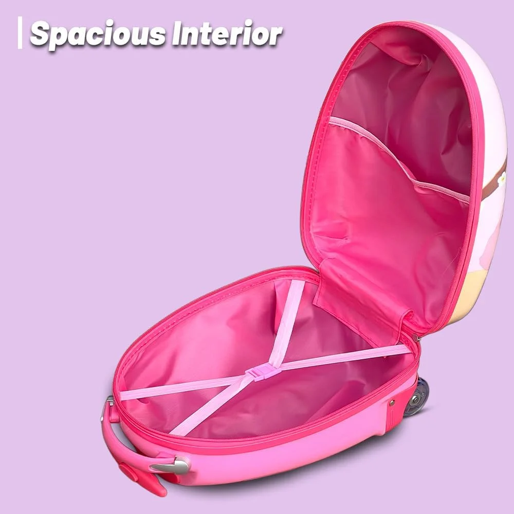 چمدان بچه گانه طرح انیمه ZAAPPY با چرخ های روان و آسان، کیف چمدان مدرسه ای سبک وزن 17 اینچی (میمون آبی) چمدان بچه گانه طرح انیمه ZAAPPY با چرخ های روان و آسان، کیف چمدان مدرسه ای سبک وزن 17 اینچی (میمون آبی)