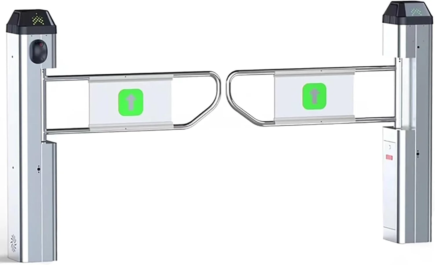 Ryanong Automatic Swing Entrance Gate with One-Way Sensor and Anti-Collision, 90° Rotation for Secure Access in Supermarkets, Malls, Libraries