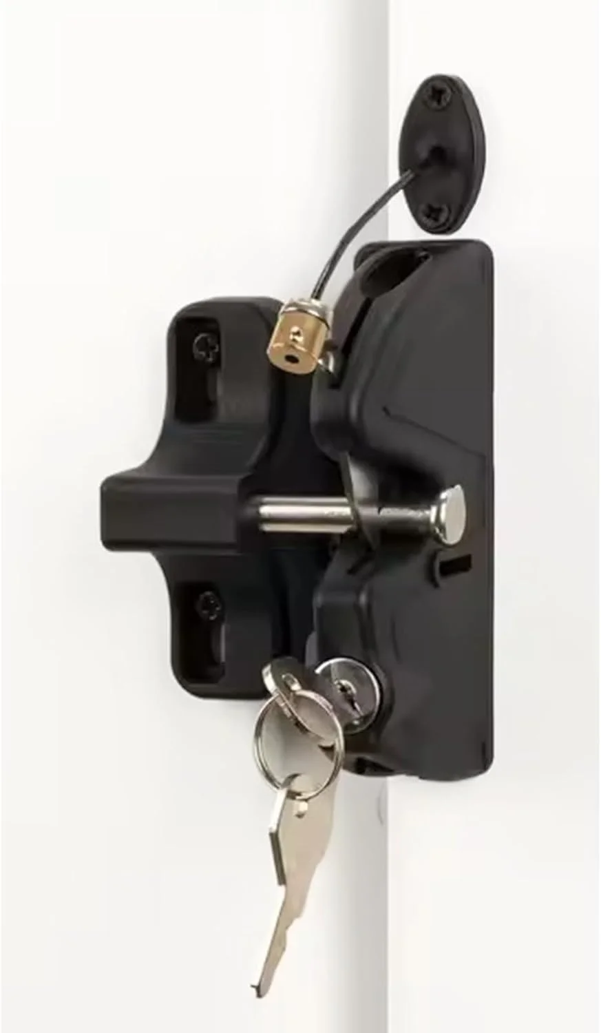 قفل درب حیاط - قفل خودکار درب، سخت افزار سنگین و محافظتی برای استخر، حیاط خلوت، ابزار، انبار، پاسیو و باغ قفل درب حیاط - قفل خودکار درب، سخت افزار سنگین و محافظتی برای استخر، حیاط خلوت، ابزار، انبار، پاسیو و باغ