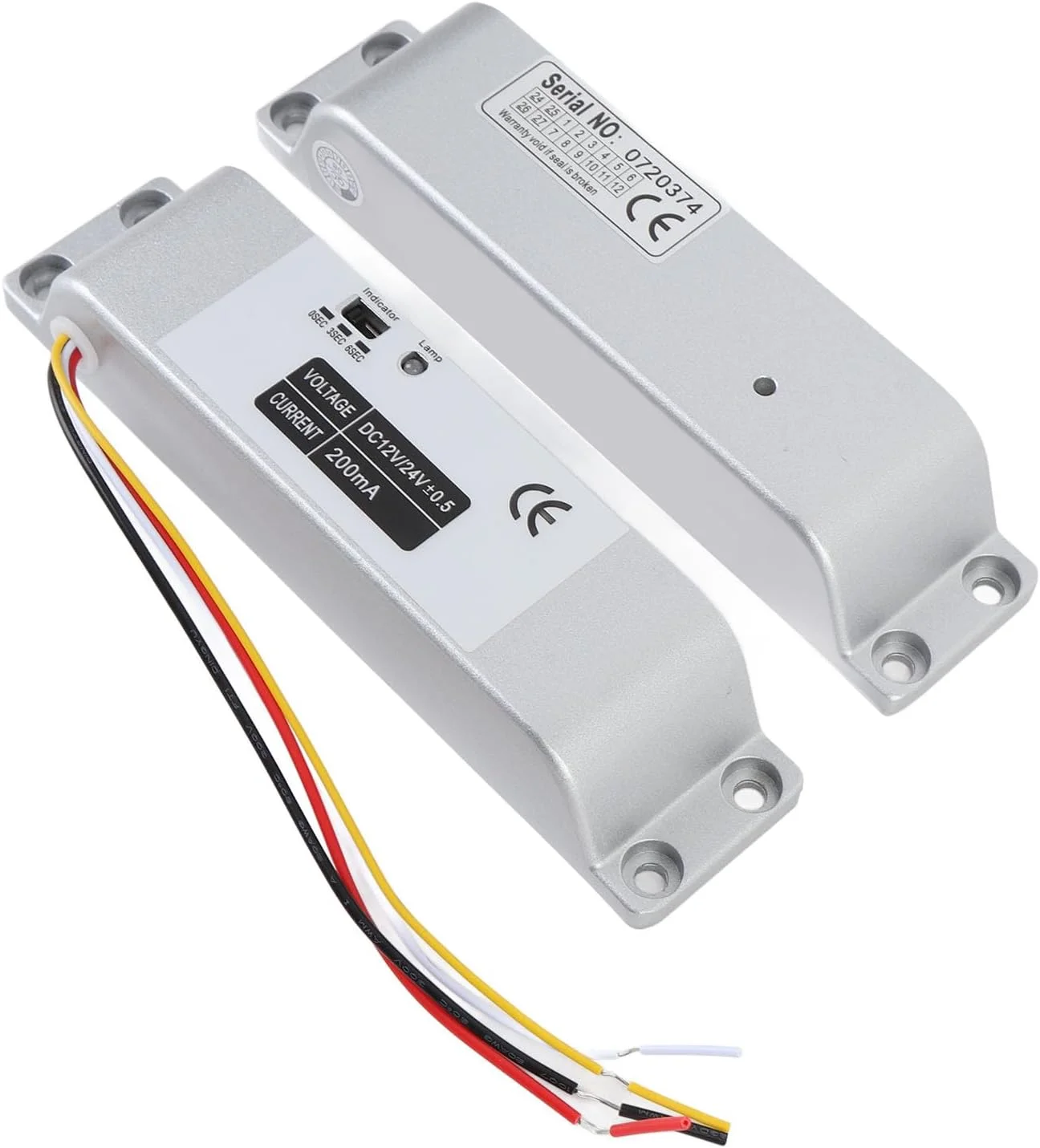 قفل برقی زبانه ای Sorandy، قفل زبانه ای برقی ایمن با حالت NC با ولتاژ DC12 24V با تاخیر زمانی، قفل زبانه ای برای درب های باریک شیشه ای و آهنی قفل برقی زبانه ای Sorandy، قفل زبانه ای برقی ایمن با حالت NC با ولتاژ DC12 24V با تاخیر زمانی، قفل زبانه ای برای درب های باریک شیشه ای و آهنی