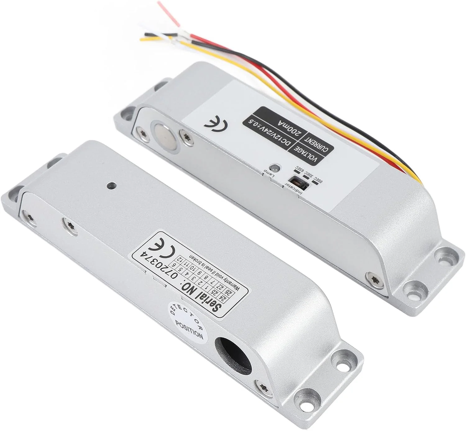 قفل برقی زبانه ای Sorandy، قفل زبانه ای برقی ایمن با حالت NC با ولتاژ DC12 24V با تاخیر زمانی، قفل زبانه ای برای درب های باریک شیشه ای و آهنی قفل برقی زبانه ای Sorandy، قفل زبانه ای برقی ایمن با حالت NC با ولتاژ DC12 24V با تاخیر زمانی، قفل زبانه ای برای درب های باریک شیشه ای و آهنی