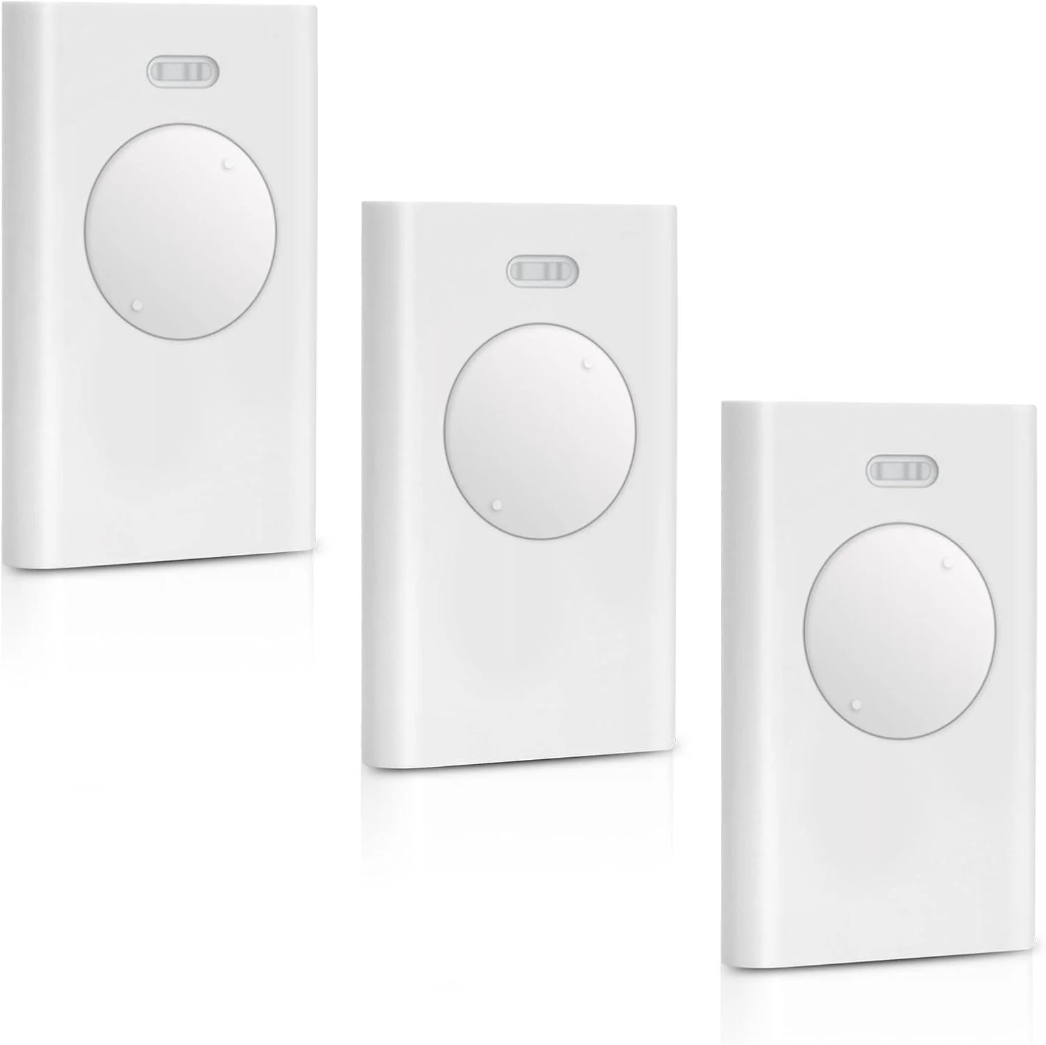 ریموت کنترل درب اتوماتیک سازگار با FAAC XT2 433 SLH LR - 433.92 مگاهرتز 2 کانال سفید - جایگزین برای اتوماسیون درب گاراژ (بسته 3 عددی)