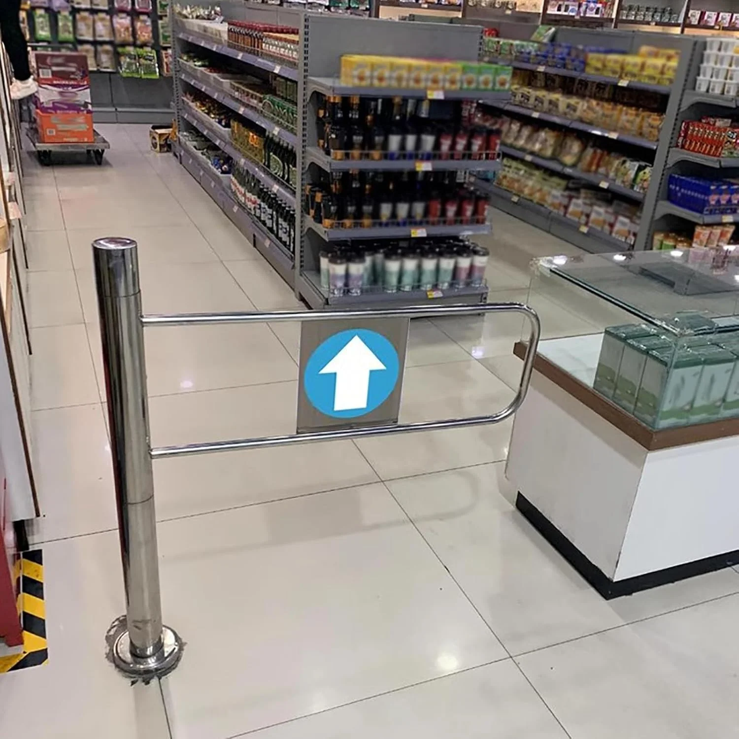 درب گردان یک طرفه اتوماتیک، درب نیم تنه دستگاه ورودی/خروجی برای راهروی کارمندان/کارخانه/پارک، درب کنترل دسترسی فشاری با عرض 50، 75، 120، 150، 175، 200 سانتی متر (عرض 175 سانتی متر) درب گردان یک طرفه اتوماتیک، درب نیم تنه دستگاه ورودی/خروجی برای راهروی کارمندان/کارخانه/پارک، درب کنترل دسترسی فشاری با عرض 50، 75، 120، 150، 175، 200 سانتی متر (عرض 175 سانتی متر)