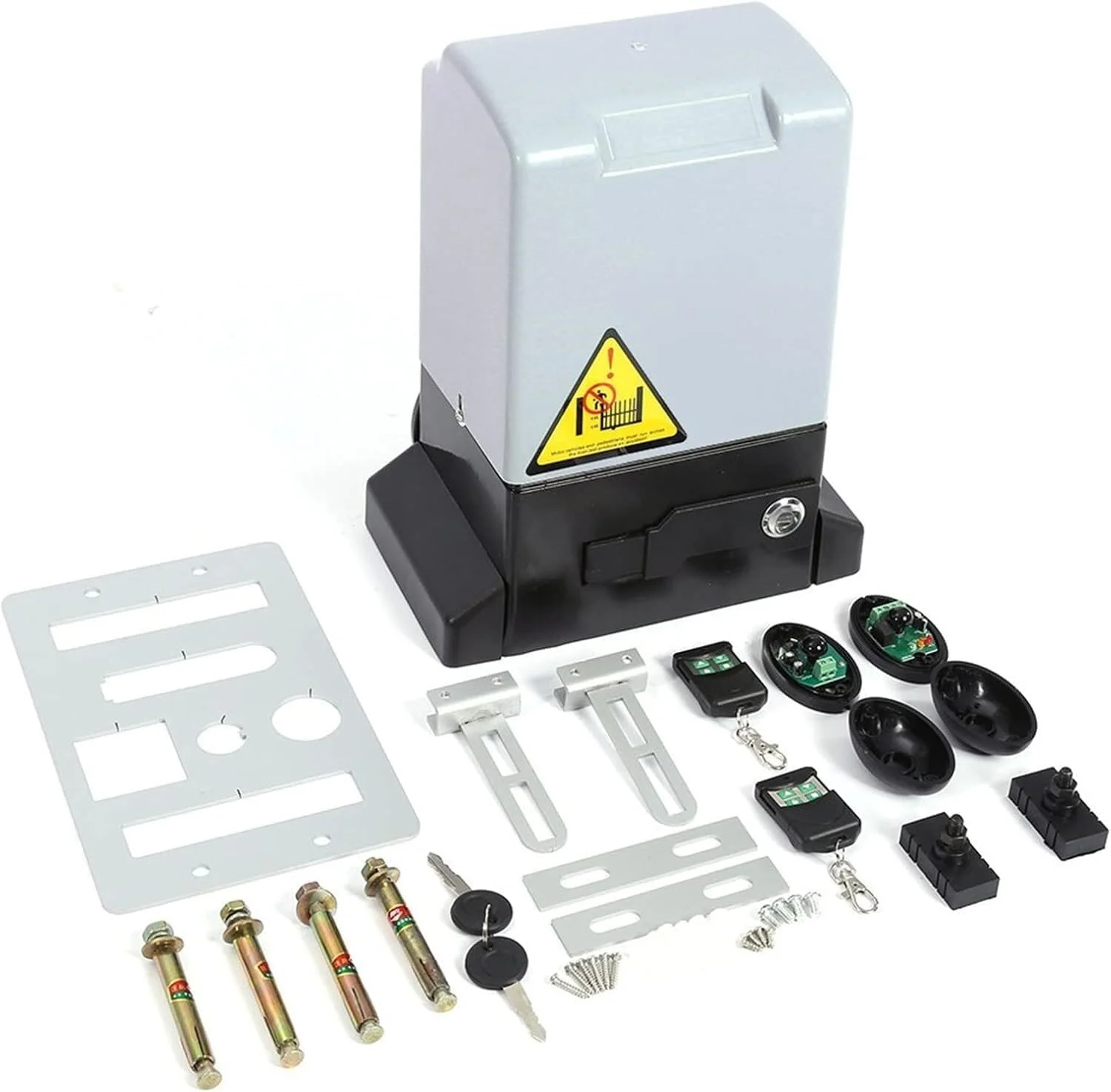 اپراتور درب کشویی اتوماتیک LHTYXX با 2 ریموت کنترل، موتور برقی درب کشویی، کیت کامل سیستم امنیتی سخت افزاری اپراتور درب، 550 وات برای درب 1000 کیلوگرمی (750 وات برای درب 1800 کیلوگرمی) اپراتور درب کشویی اتوماتیک LHTYXX با 2 ریموت کنترل، موتور برقی درب کشویی، کیت کامل سیستم امنیتی سخت افزاری اپراتور درب، 550 وات برای درب 1000 کیلوگرمی (750 وات برای درب 1800 کیلوگرمی)