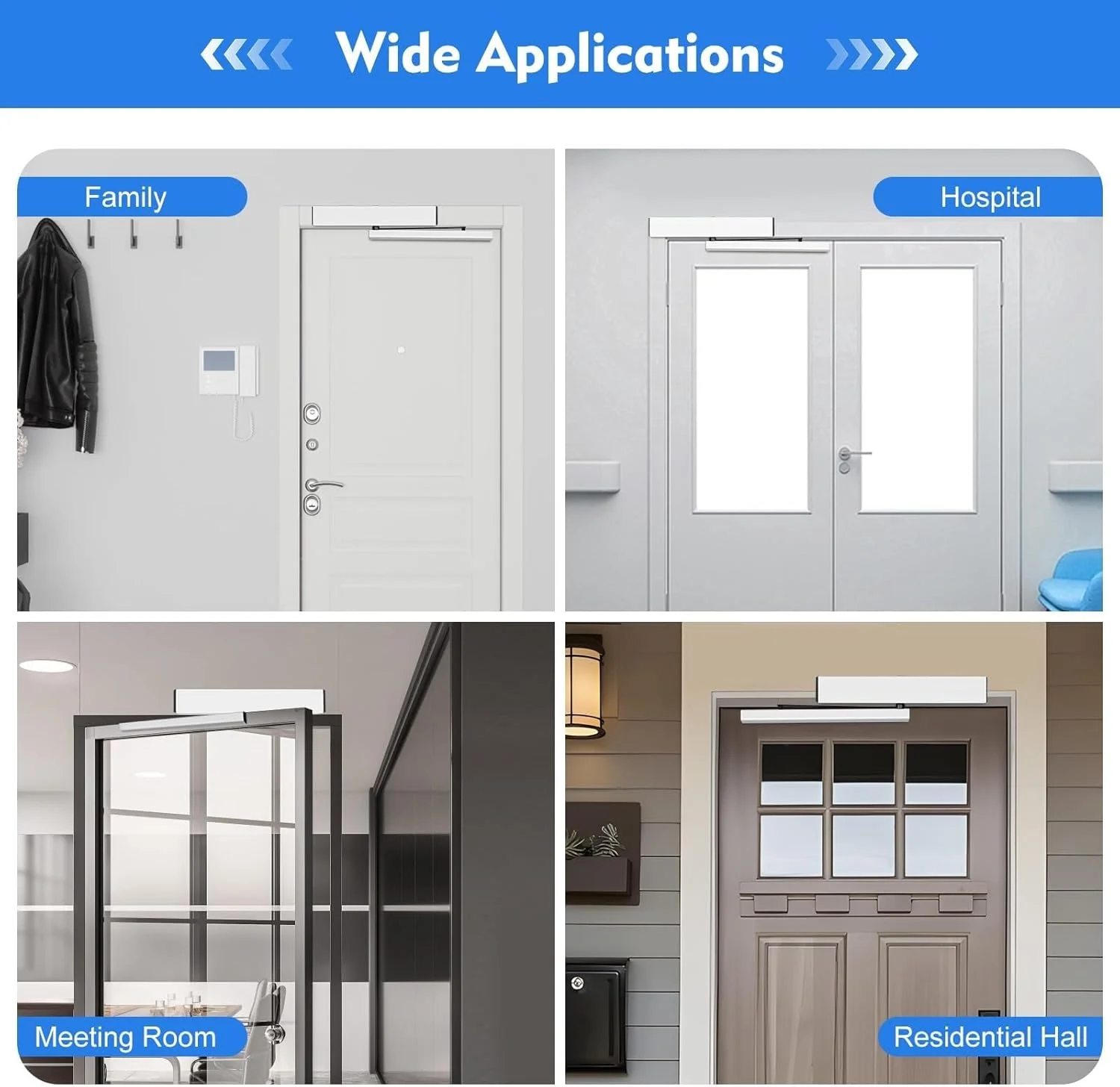 کیت بازکننده درب اتوماتیک، بازکننده درب برقی با پنل و کنترل از راه دور، سنسور تشخیص انسان، مجموعه بازکننده و بستهکننده درب چرخشی اتوماتیک معلولین با بار 100 کیلوگرم (برای درب کشویی) کیت بازکننده درب اتوماتیک، بازکننده درب برقی با پنل و کنترل از راه دور، سنسور تشخیص انسان، مجموعه بازکننده و بستهکننده درب چرخشی اتوماتیک معلولین با بار 100 کیلوگرم (برای درب کشویی)