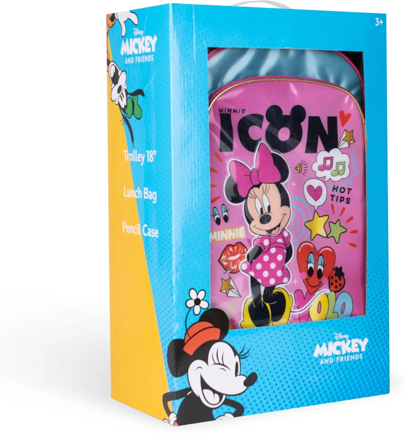 ست جعبه ترولی 3 در 1 دیزنی مینی موس طرح مینی آیکون سایز 18 اینچ (بدون جعبه) ست جعبه ترولی 3 در 1 دیزنی مینی موس طرح مینی آیکون سایز 18 اینچ (بدون جعبه)
