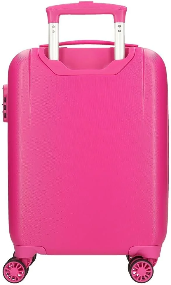 چمدان کابین مهمانی مینی موس Joumma دیزنی سفید 33 x 50 x 20 سانتی متر ABS سخت قفل ترکیبی جانبی 28.4 لیتر 2 کیلوگرم 4 چرخ دوبل چمدان چمدان دستی، سفید، چمدان کابین