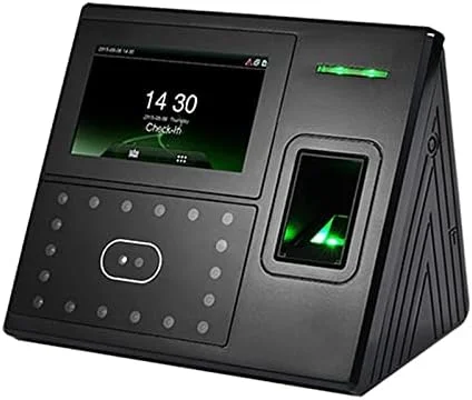 دستگاه حضور و غیاب اثر انگشت LZFuiop مدل UFace402، تشخیص چهره بیومتریک، سیستم کنترل تردد TCP/IP با نرم افزار تولید خودکار داده های حضور و غیاب (Ufa)