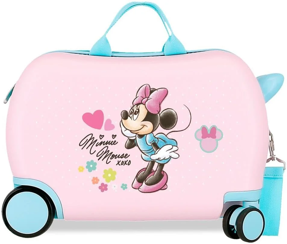 چمدان کودکانه جومما دیزنی مینی موس طرح Imagine، صورتی، 45 x 31 x 20 سانتی متر، بدنه سخت، 1.8 کیلوگرم، قفل ترکیبی جانبی، ABS، 1.8 کیلوگرم، 27.9 لیتر، مناسب کابین هواپیما، صورتی، سایز یکتا