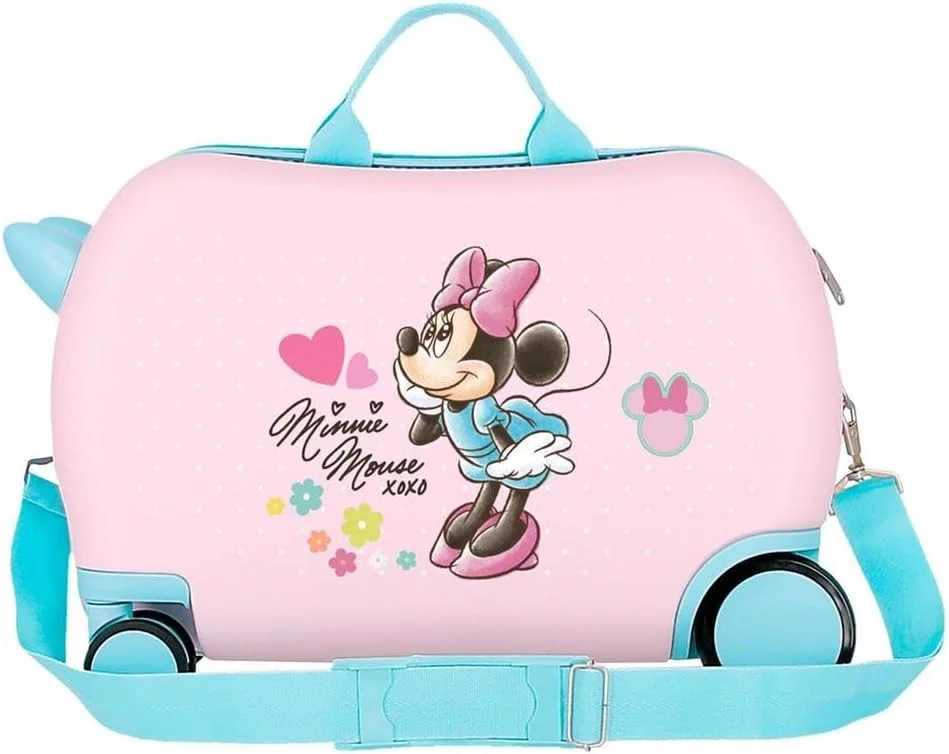 چمدان کودکانه جومما دیزنی مینی موس طرح Imagine، صورتی، 45 x 31 x 20 سانتی متر، بدنه سخت، 1.8 کیلوگرم، قفل ترکیبی جانبی، ABS، 1.8 کیلوگرم، 27.9 لیتر، مناسب کابین هواپیما، صورتی، سایز یکتا