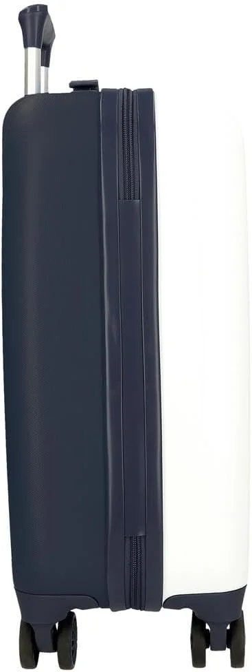 چمدان کابین طرح استیچ دیزنی Joumma، سفید، 33 x 50 x 20 سانتی متر، ABS سخت، قفل ترکیبی جانبی، 28.4 لیتر، 2 کیلوگرم، 4 چرخ، چمدان دستی دوبل، سفید، چمدان کابین