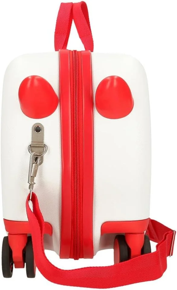 چمدان کودکانه ژوما دیزنی وینی و پیگلت سفید 45x31x20 سانتی متر ABS سخت 24.6 لیتر 2 کیلوگرم 4 چرخ، سفید، چمدان کودکانه