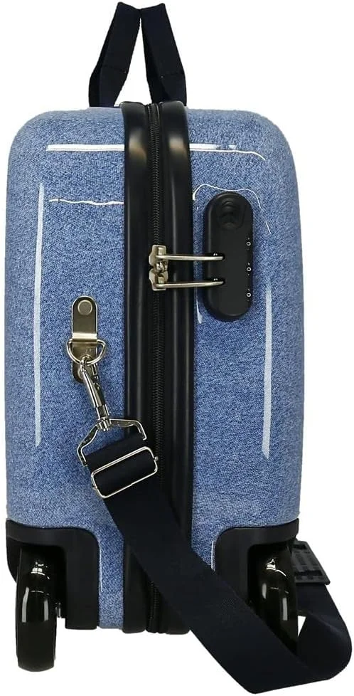 چمدان بچگانه دیزنی مینی استایل آبی 50x39x20 سانتی متر ABS سخت قفل ترکیبی جانبی 34 لیتر 1.8 کیلوگرم 4 چرخ چمدان دستی چمدان بچگانه دیزنی مینی استایل آبی 50x39x20 سانتی متر ABS سخت قفل ترکیبی جانبی 34 لیتر 1.8 کیلوگرم 4 چرخ چمدان دستی