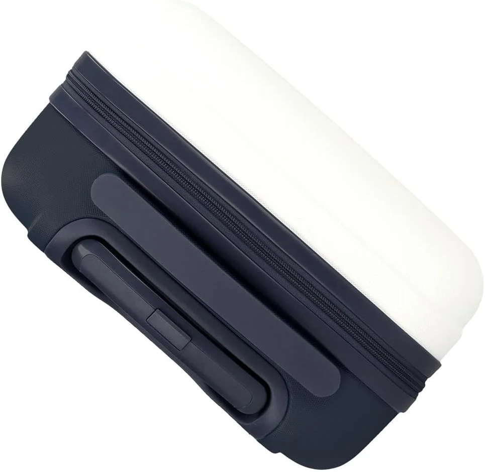 چمدان کابین طرح استیچ دیزنی Joumma، سفید، 33 x 50 x 20 سانتی متر، ABS سخت، قفل ترکیبی جانبی، 28.4 لیتر، 2 کیلوگرم، 4 چرخ، چمدان دستی دوبل، سفید، چمدان کابین