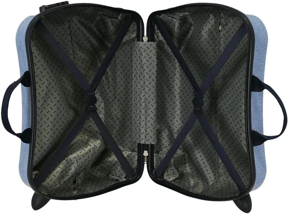 چمدان بچگانه دیزنی مینی استایل آبی 50x39x20 سانتی متر ABS سخت قفل ترکیبی جانبی 34 لیتر 1.8 کیلوگرم 4 چرخ چمدان دستی چمدان بچگانه دیزنی مینی استایل آبی 50x39x20 سانتی متر ABS سخت قفل ترکیبی جانبی 34 لیتر 1.8 کیلوگرم 4 چرخ چمدان دستی