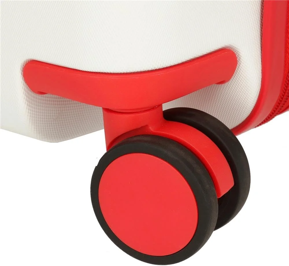 چمدان کودکانه ژوما دیزنی وینی و پیگلت سفید 45x31x20 سانتی متر ABS سخت 24.6 لیتر 2 کیلوگرم 4 چرخ، سفید، چمدان کودکانه