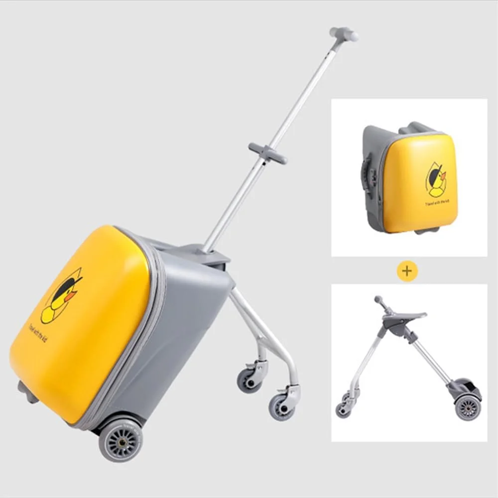 چمدان کودکانه 2 در 1، با چرخ های جهانی و قفل های سفارشی، 20 اینچ، حداکثر تحمل بار 50 کیلوگرم چمدان کودکانه 2 در 1، با چرخ های جهانی و قفل های سفارشی، 20 اینچ، حداکثر تحمل بار 50 کیلوگرم