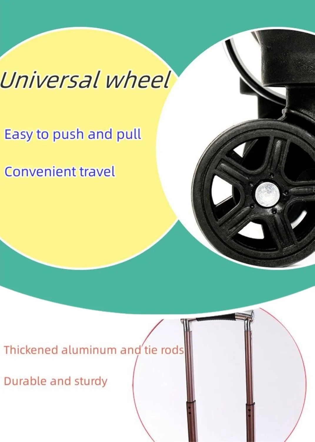 چمدان کودکانه جعبه مسافرتی کارتونی با طرح خرس 20 اینچی چرخ جهانی، مناسب برای سفر خارج از محوطه دانشگاه و بازی در فضای باز، (نارنجی)