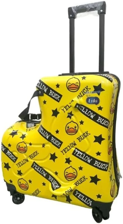 Children Trolley Case, Kids Ride-On Suitcase,ABS Material 360 Degree Silent Travel Suitcase – Fun and Functional Travel Bag for Children