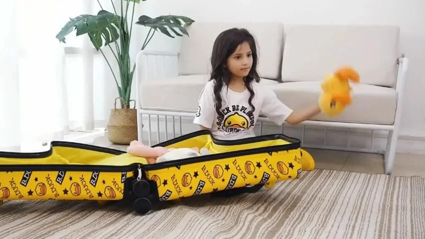 Children Trolley Case, Kids Ride-On Suitcase,ABS Material 360 Degree Silent Travel Suitcase – Fun and Functional Travel Bag for Children