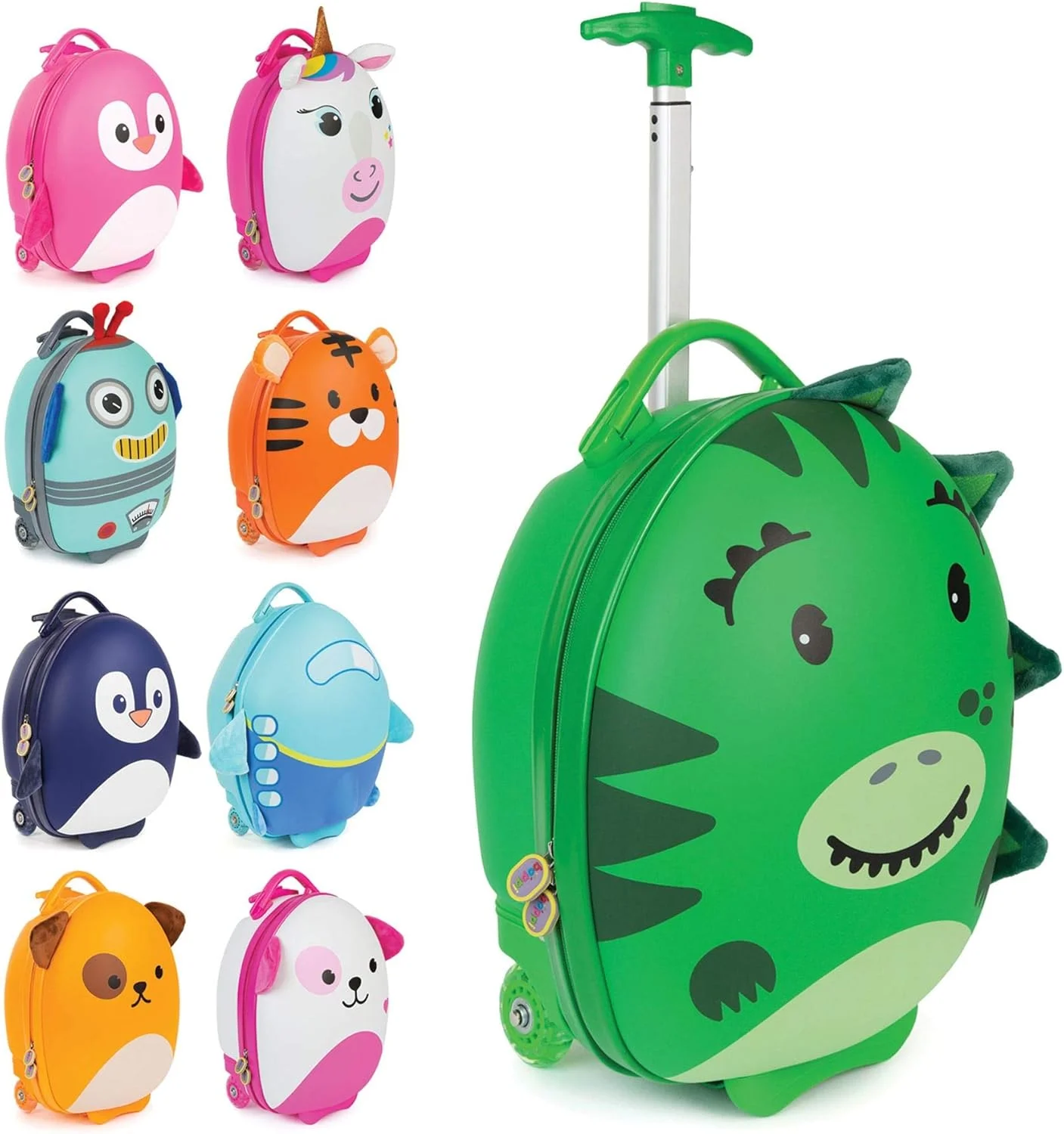 boppi - چمدان کودکانه - چمدان چرخدار کودکانه Tiny Trekker - چمدان پسرانه و دخترانه - مناسب به عنوان چمدان کابین - 17 لیتر boppi - چمدان کودکانه - چمدان چرخدار کودکانه Tiny Trekker - چمدان پسرانه و دخترانه - مناسب به عنوان چمدان کابین - 17 لیتر