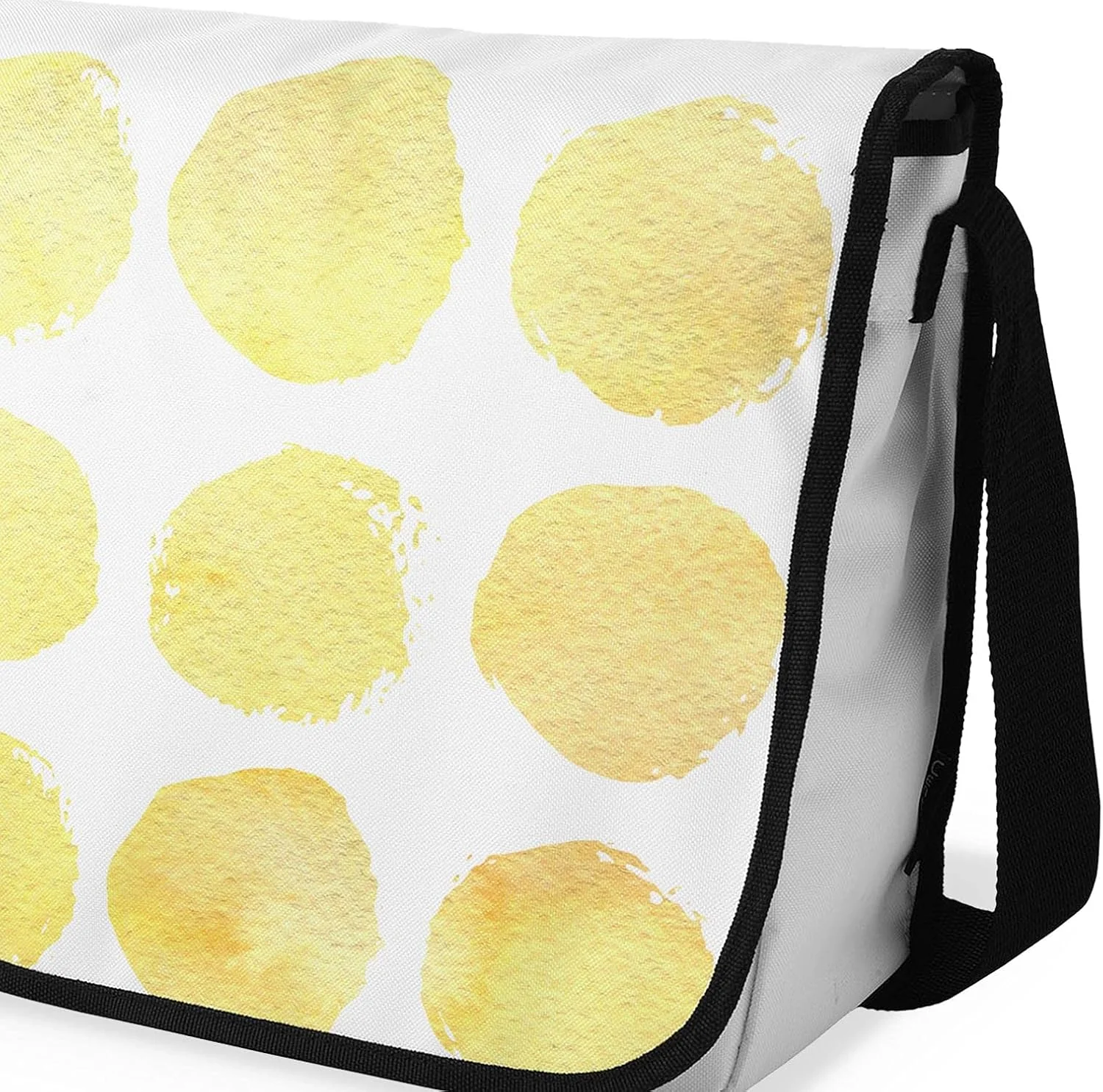 کیف مدرسه ای پیام رسان چاپی دیجیتال Bonamaison با بند مشکی برای دانش آموزان، کیف کراس بادی، کیف پیک، کیف شانه ای برای کودکان، دختران، پسران، اندازه: 29x36 سانتی متر